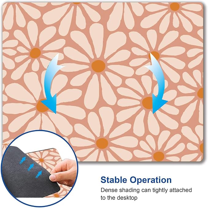Mouse Pad, Premium-Textured Mouse Mat, Non-Slip Rubber Base Mousepad