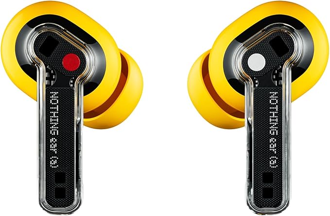 Nothing Ear Wireless Earbuds, 45dB Hybrid Noise Cancelling Earbuds, Hi-Res Audio