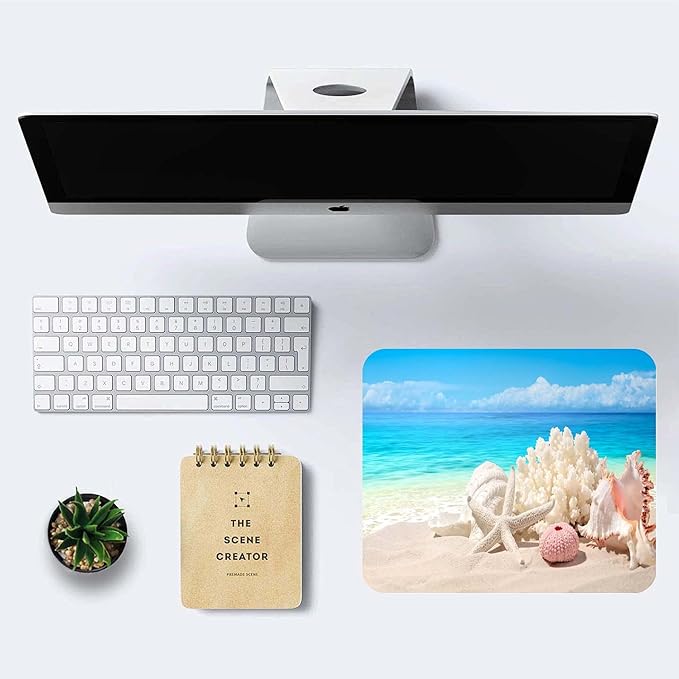 Sand Beach Mouse Pad, Cute Mouse pad, Custom Small Mouse Pads