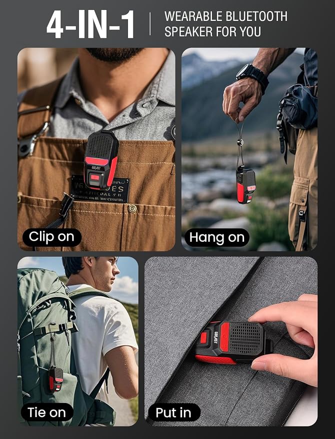 GBEAST Wearable Bluetooth Speaker