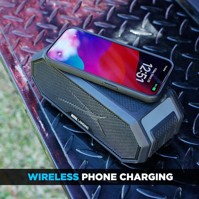 Altec Lansing Loud Portable Speakers Bluetooth Wireless Waterproof