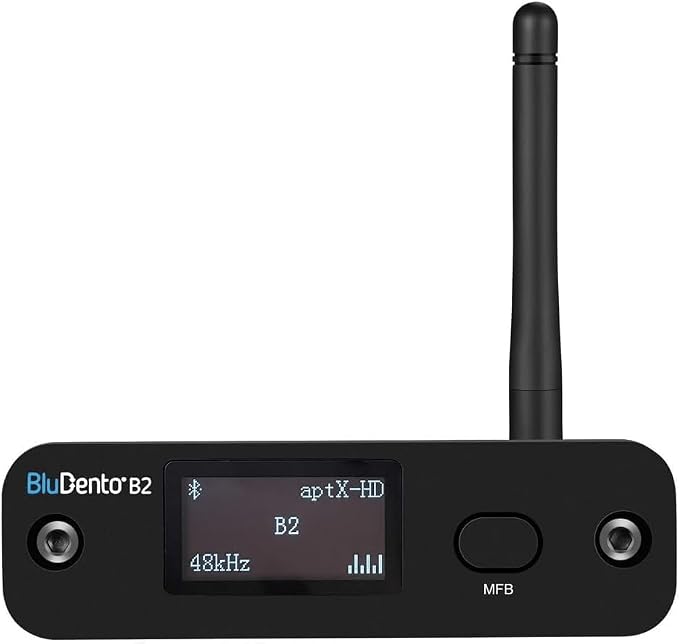 B2 aptX HD, LDAC Hi-Fi Bluetooth 5.1 Audio Receiver, Analog Stereo RCA Output