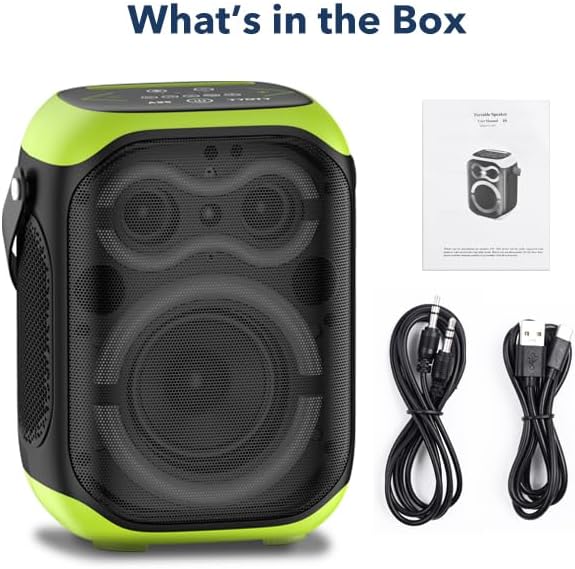 Portable Bluetooth Speakers 80W Big Powerful Wireless Outdoor Loud Stereo Deep