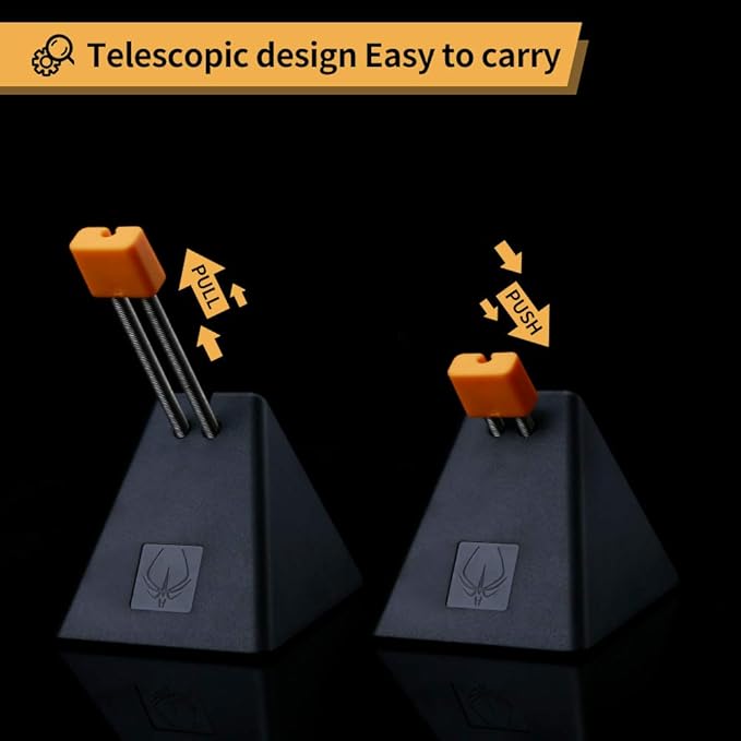 Hotline Games Mouse Bungee, Mouse Cord Clip Cord Management System Fixer Holder