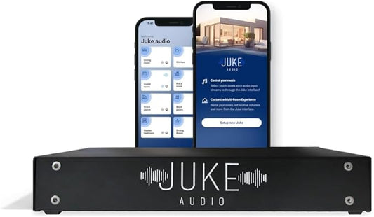 Juke-6 | 6 Zone Audio Amplifier | Wirelessly Controlled Multi-Room Audio System