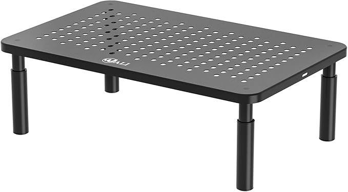 WALI Computer Monitor Stand for Desk, Adjustable Laptop Riser, Desk Monitor