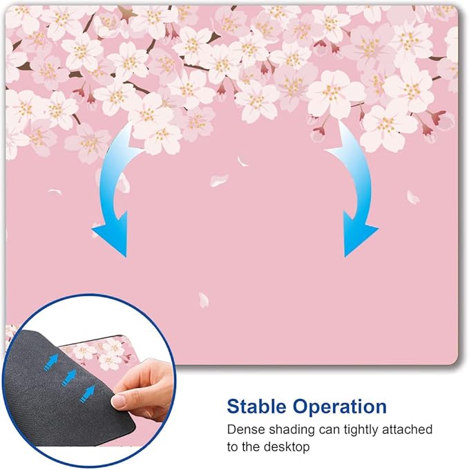 Mouse Pad, Premium-Textured Mouse Mat, Non-Slip Rubber Base Mousepad
