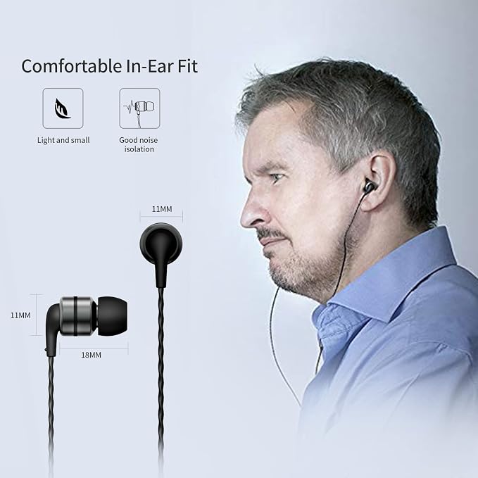 SoundMAGIC E80 Wired Earbuds, in-Ear Headphones