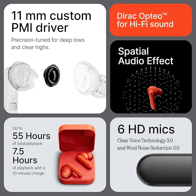 CMF Buds 2 Wireless Earbuds, 2025New Bluetooth Headphones