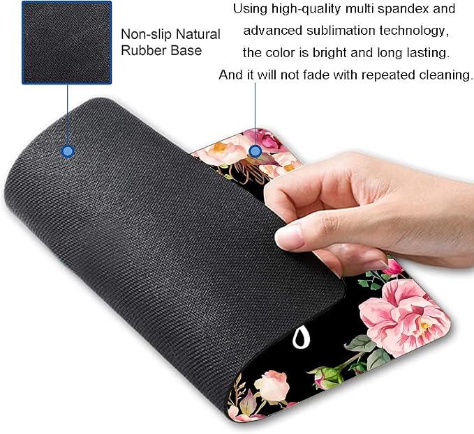 Mouse Pad, Premium-Textured Mouse Mat, Non-Slip Rubber Base Mousepad