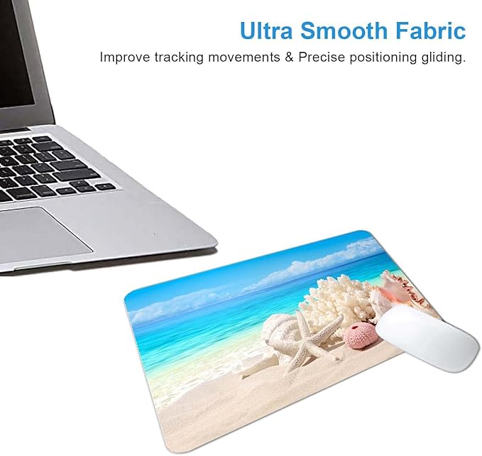 Sand Beach Mouse Pad, Cute Mouse pad, Custom Small Mouse Pads