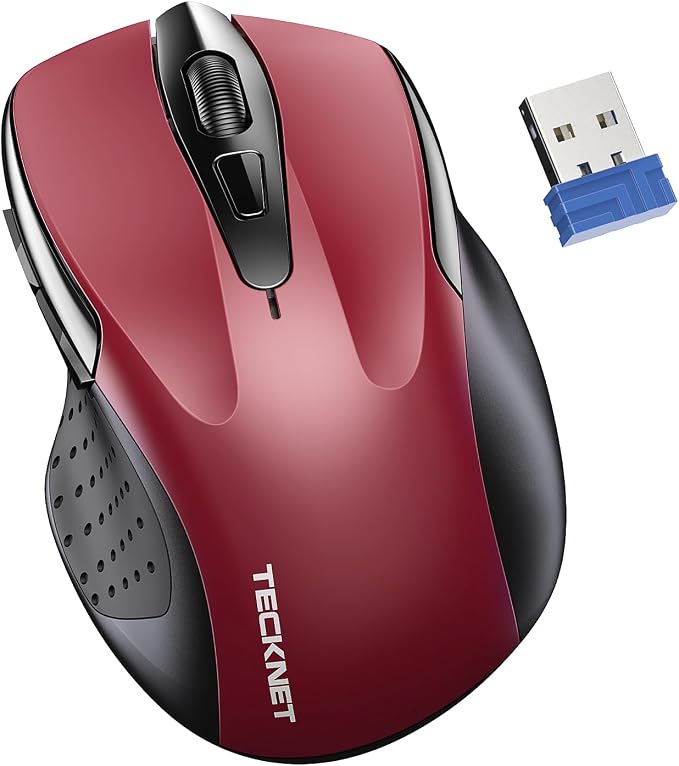TECKNET Wireless Mouse for Laptop, Silent Mouse Quiet Click, Computer Mice