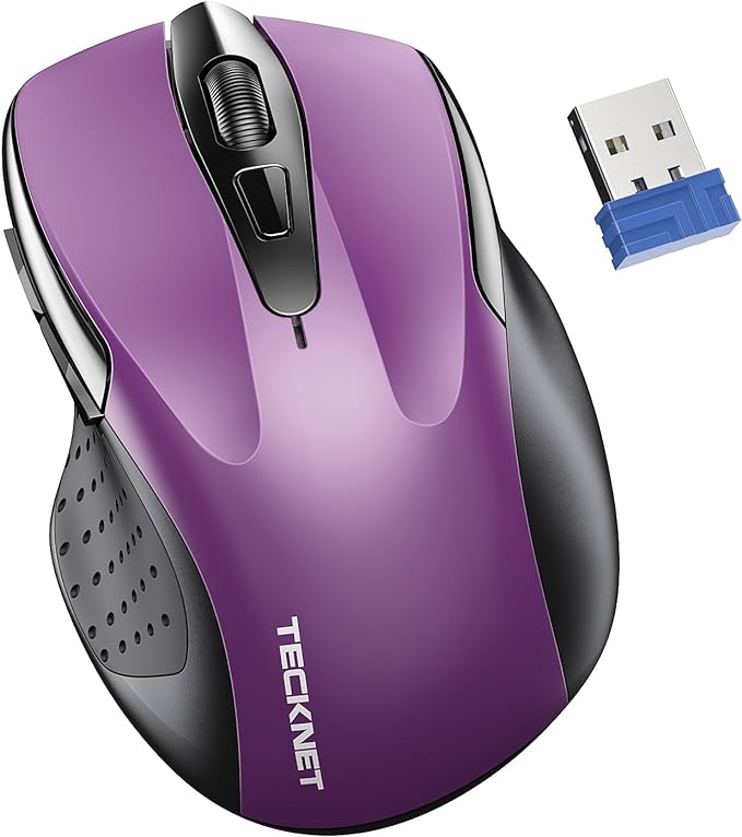 TECKNET Wireless Mouse for Laptop, Silent Mouse Quiet Click, Computer Mouse