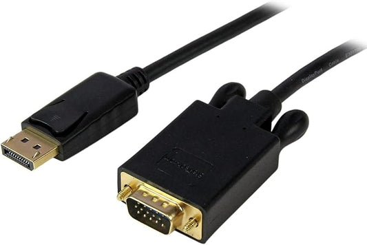 StarTech.com DP2VGAMM10B 10 ft DisplayPort to VGA Adapter Cable