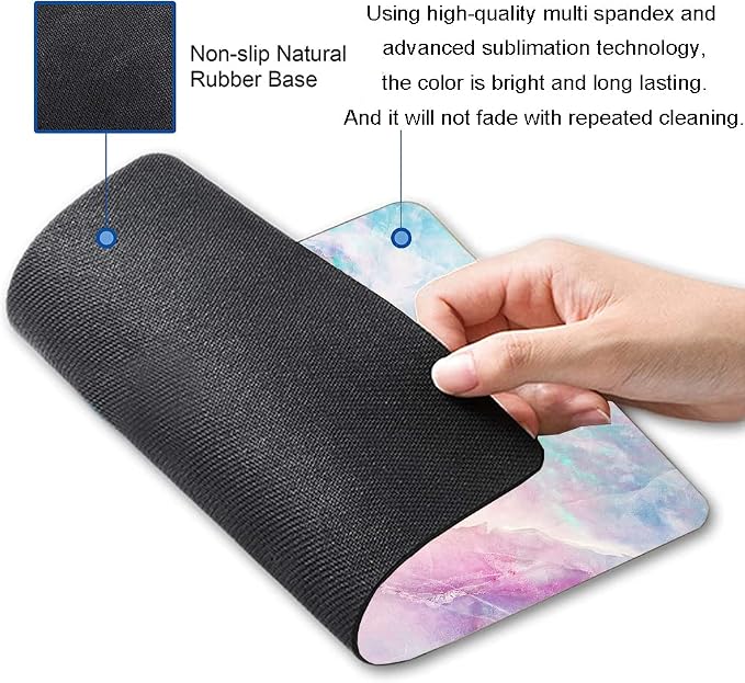Mouse Pad, Premium-Textured Mouse Mat, Non-Slip Rubber Base Mousepad