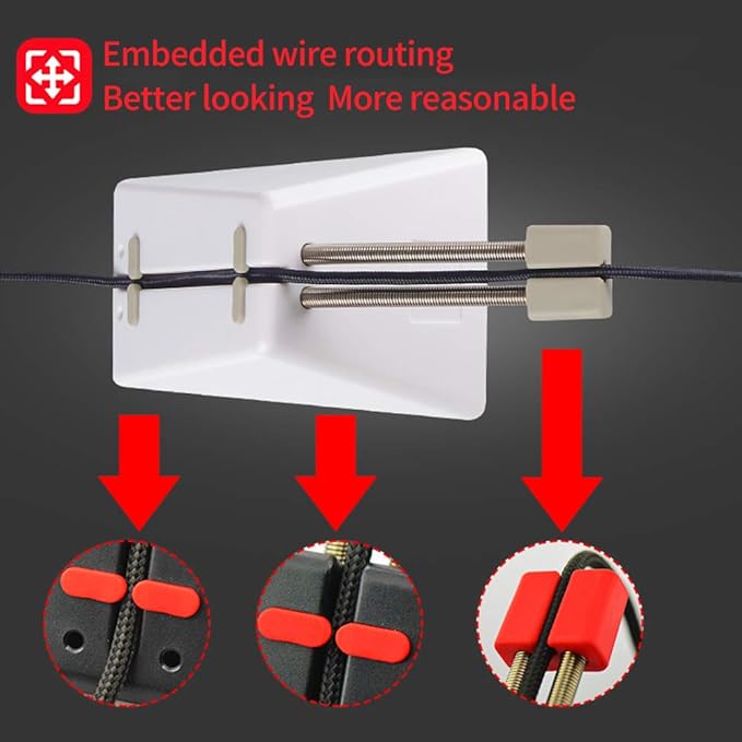 Hotline Games Mouse Bungee Mouse Cord Clip Cord Management System Fixer Holder