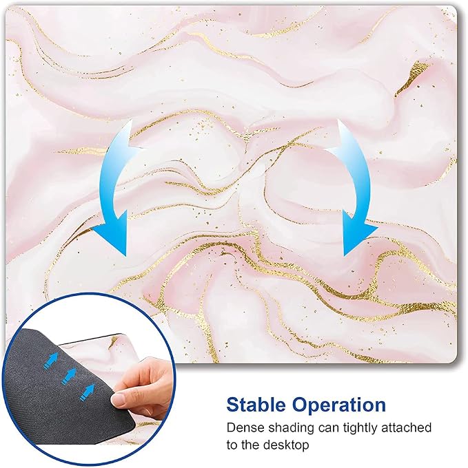 Mouse Pad, Waterproof Anti-Slip Rubber Mousepad Office Accessories Desk Decor