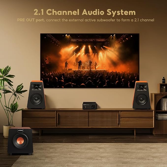 AIYIMA A07 Premium TPA3255 Power Amplifier 300Wx2 HiFi Class D Amp Mini 2