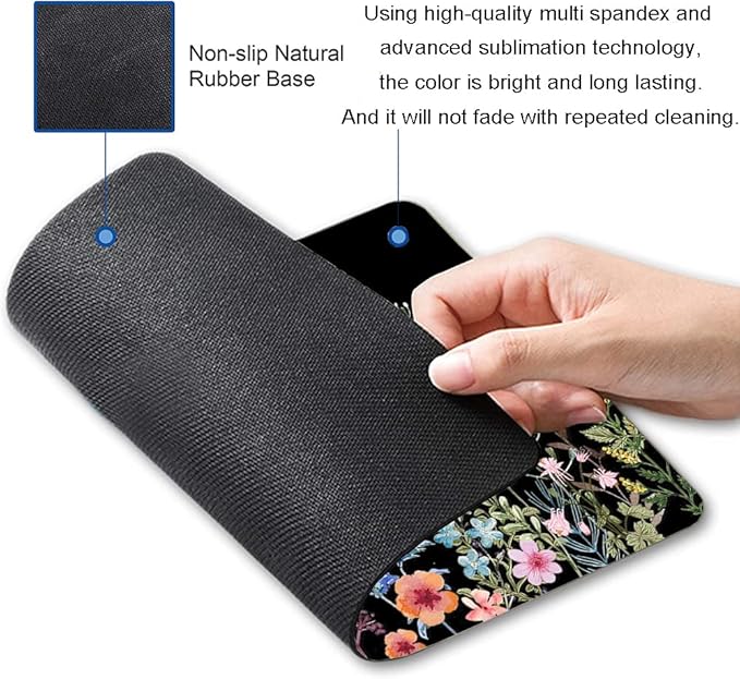 Mouse Pad, Premium-Textured Mouse Mat, Non-Slip Rubber Base Mousepad