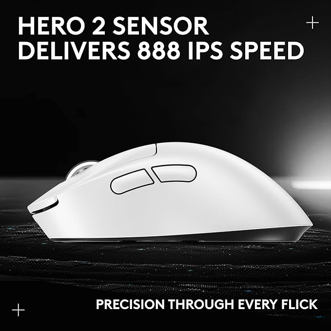 Logitech G PRO X Superlight 2 DEX Wireless Gaming Mouse, 60g pro-Grade