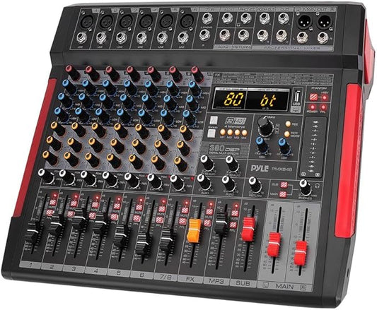 Pyle Professional DJ Audio Mixer Controller