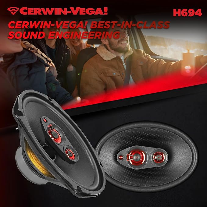 CERWIN-VEGA! HED 2025 Edition – 6.94” 2-Way Coaxial Full Range Speaker System