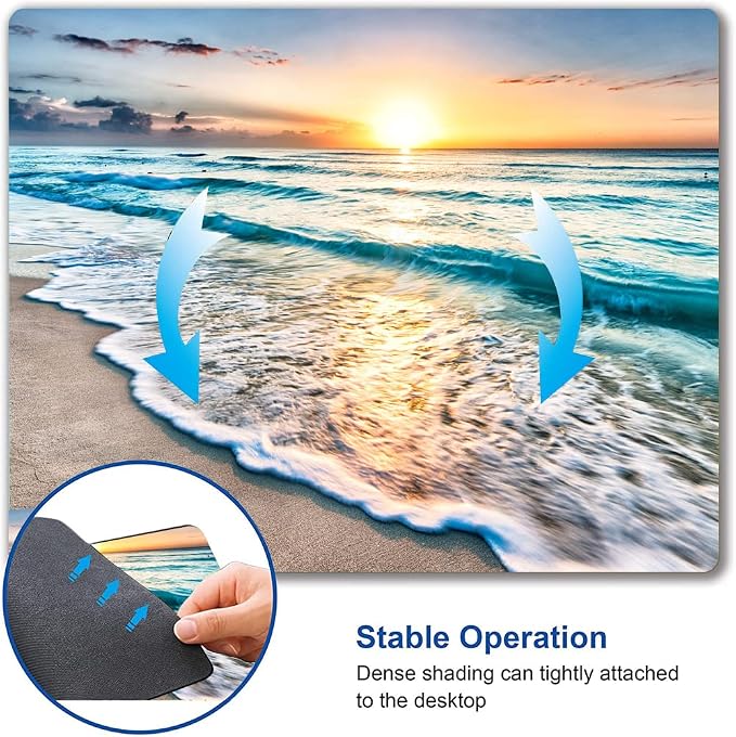 Mouse Pad, Premium-Textured Mouse Mat, Non-Slip Rubber Base Mousepad