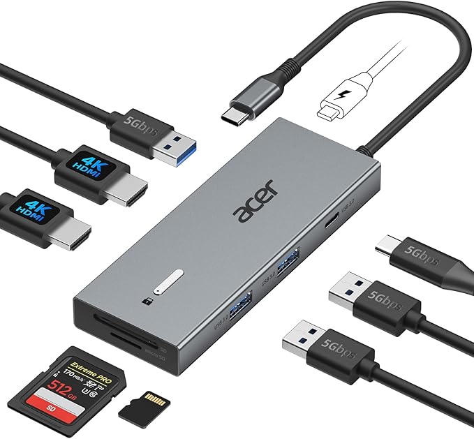 Acer USB C Docking Station Dual Monitor