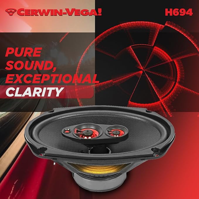 CERWIN-VEGA! HED 2025 Edition – 6.94” 2-Way Coaxial Full Range Speaker System