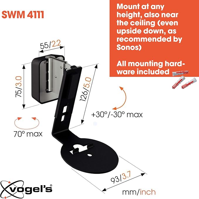 Vogel's SWM 4111 Speaker Wall Bracket