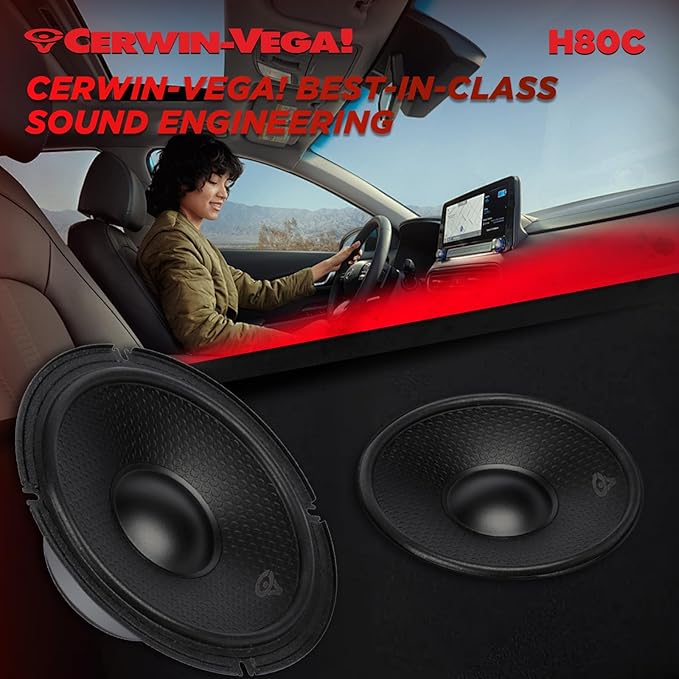 CERWIN-VEGA! HED 2025 Edition-8” Component Full Range Speaker System