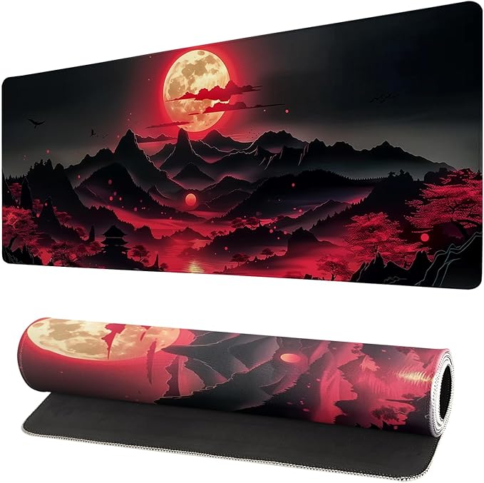Extended Gaming Mouse Pad, Large Desk Mat XL Anime Mouse Pad Waterproof