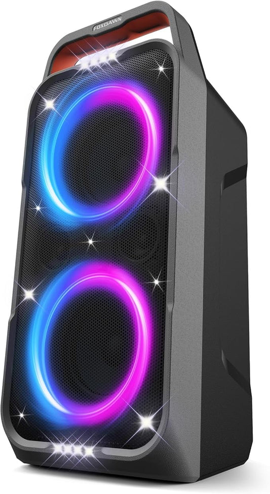 Portable Bluetooth Speaker: 240W Peak Powerful Loud Sound Deep Bass Wireless
