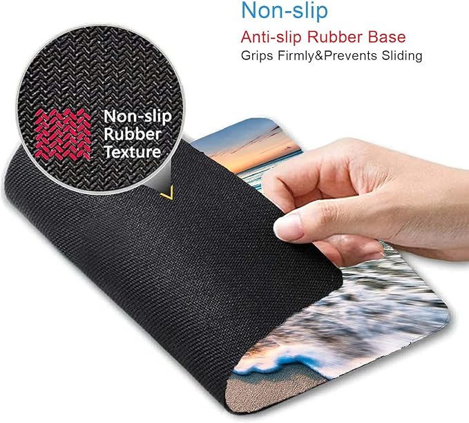 Beach Sunset Mouse Pad, Cute Mouse pad, Custom Small Mouse Pads