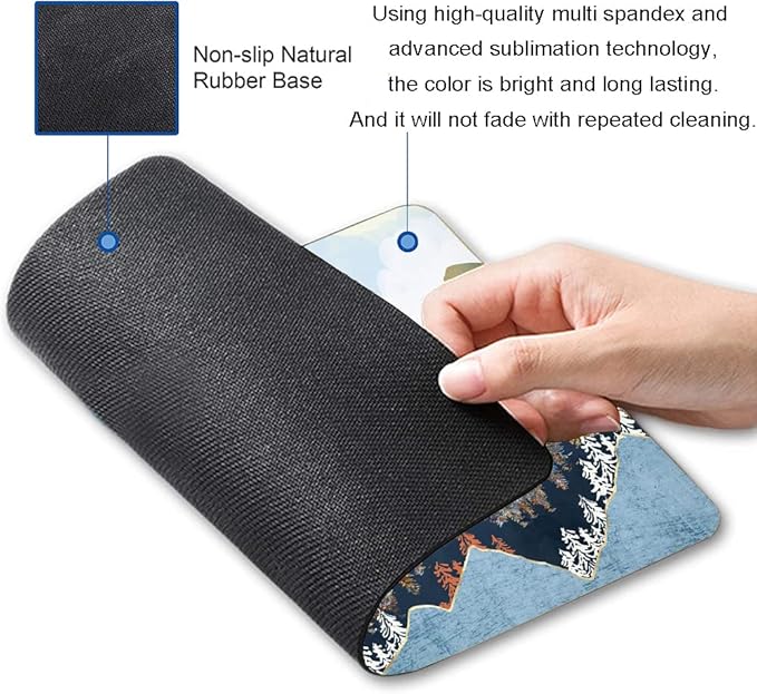 Mouse Pad, Premium-Textured Mouse Mat, Non-Slip Rubber Base Mousepad