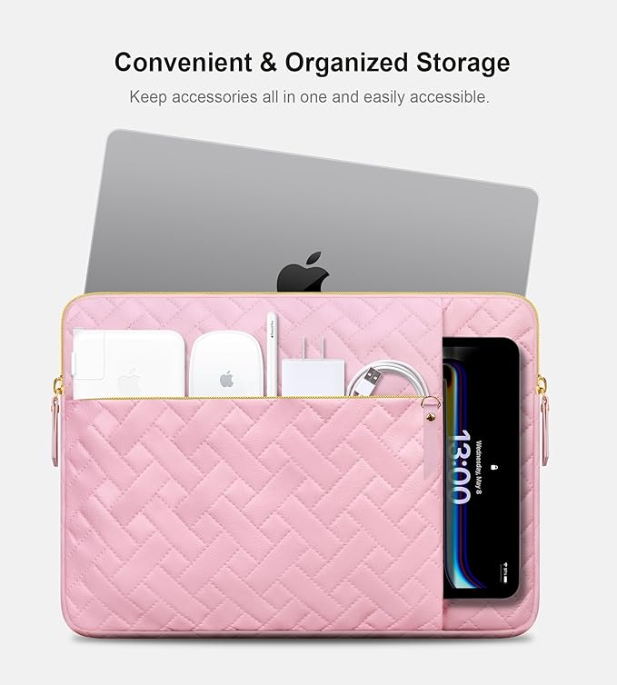 Lacdo Laptop Sleeve Case for 15 inch New MacBook Air M4 A3241 2025, M3 A3114
