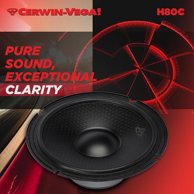 CERWIN-VEGA! HED 2025 Edition-8” Component Full Range Speaker System