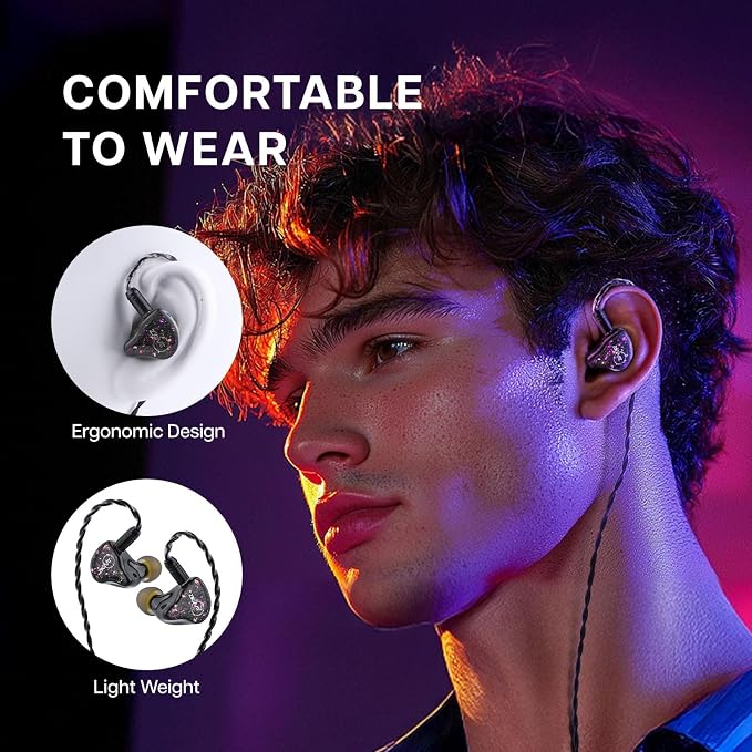 Linsoul ZiiGaat x Fresh Reviews Arete in Ear Monitor, 1DD+4BA Hybrid Earphone