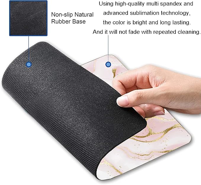Mouse Pad, Waterproof Anti-Slip Rubber Mousepad Office Accessories Desk Decor