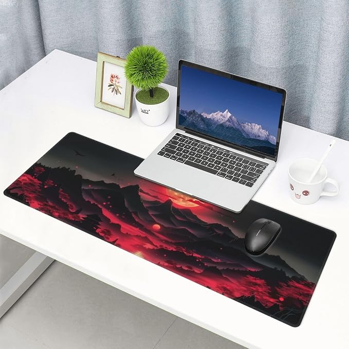 Extended Gaming Mouse Pad, Large Desk Mat XL Anime Mouse Pad Waterproof