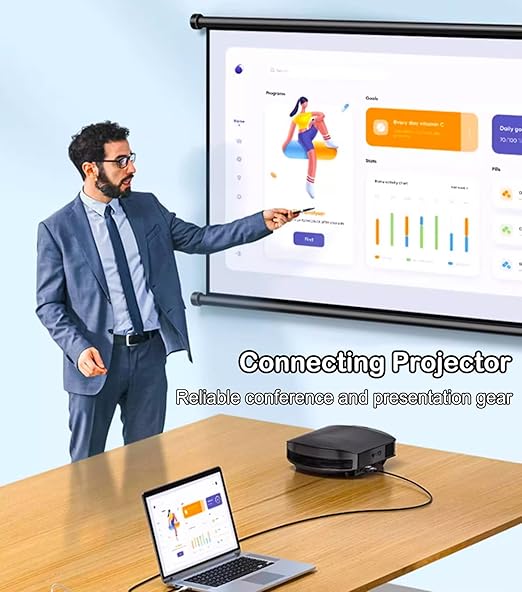DisplayPort to VGA Cable 6FT, Display Port DP to VGA Adapter, 1080P@60Hz Video