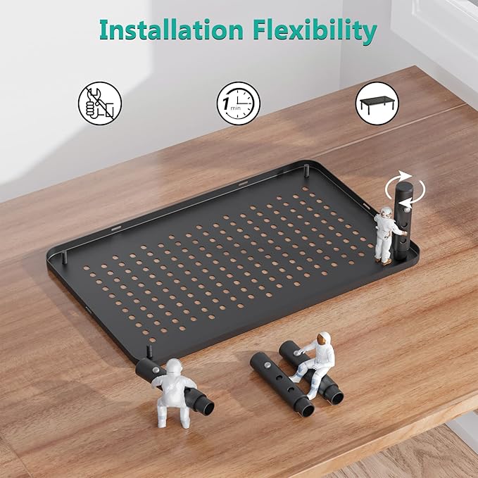 WALI Computer Monitor Stand for Desk, Adjustable Laptop Riser, Desk Monitor