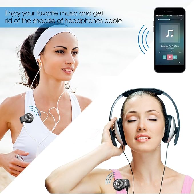 APEKX Clip Bluetooth Audio Adapter