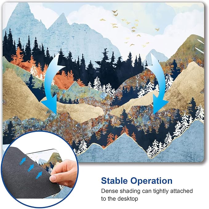Mouse Pad, Premium-Textured Mouse Mat, Non-Slip Rubber Base Mousepad