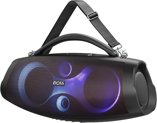 DOSS Extreme Boom Pro D200 240W Peak Outdoor Speaker, Punchy Bass, 26H Playtime