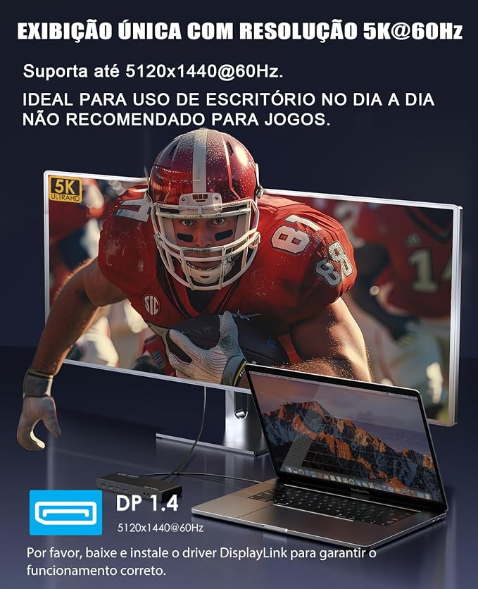 WAVLINK Pro Dual 4K@60Hz Universal Docking Station | USB 3.0/USB-C Laptop Dock