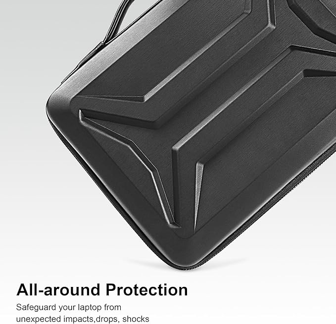 DOMISO 15.6 Inch Laptop Case Rugged Sleeve Waterproof Hard Shell Protective
