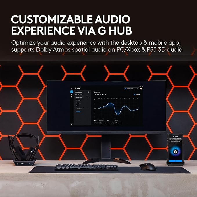 Logitech G Astro A50 X Omni-Platform Wireless Gaming Headset + Base Station