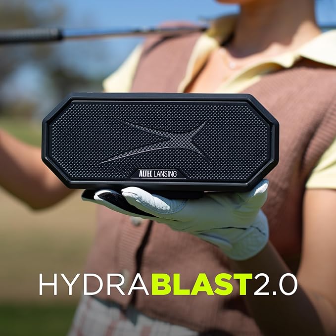Altec Lansing Loud Portable Speakers Bluetooth Wireless Waterproof