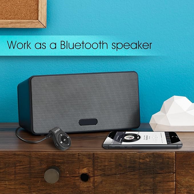 APEKX Clip Bluetooth Audio Adapter